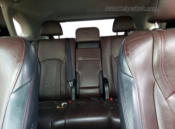 2T2BZMCA6HC070156 2017 LEXUS RX Black უკანა სავარძლების ხედი
