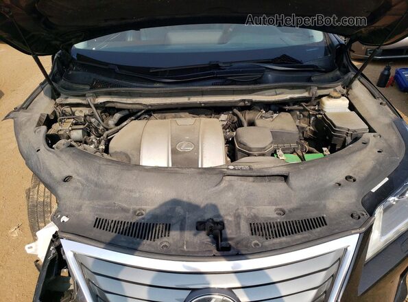 2T2BZMCA6HC070156 2017 LEXUS RX Black ძრავის განყოფილების ხედი