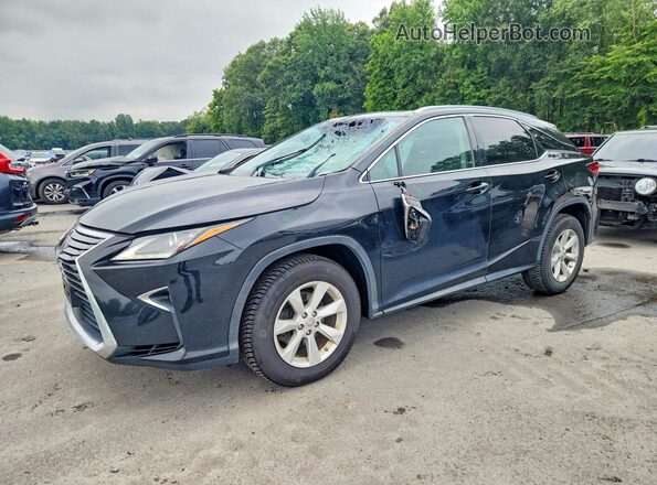 2T2BZMCA6HC105584 2017 LEXUS RX Black უკანა მარცხენა