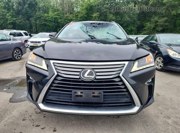 2T2BZMCA6HC105584 2017 LEXUS RX Black უკანა სავარძლების ხედი