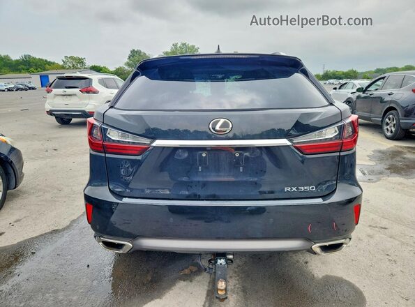 2T2BZMCA6HC105584 2017 LEXUS RX Black ძრავის განყოფილების ხედი