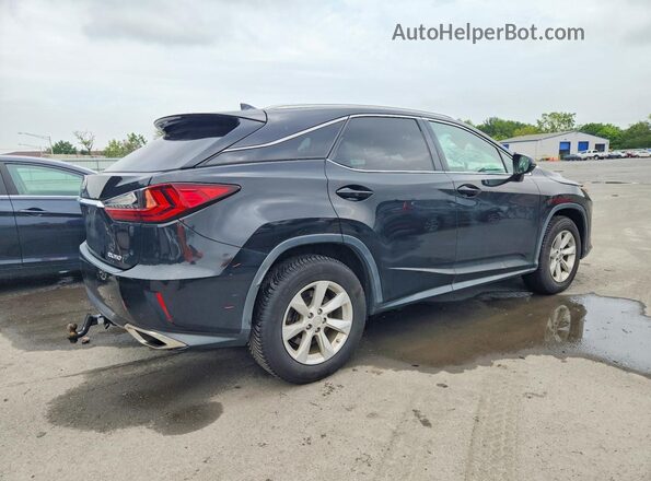 2T2BZMCA6HC105584 2017 LEXUS RX Black უკანა ხედი