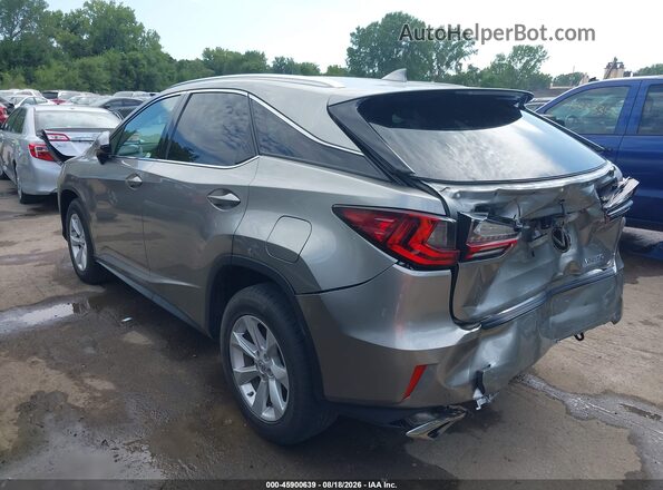 2T2BZMCA6HC125530 2017 LEXUS RX 350 Gray Trasero izquierdo
