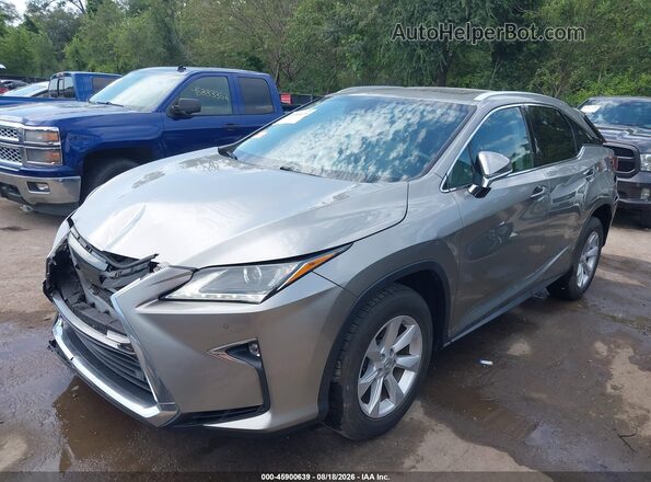 2T2BZMCA6HC125530 2017 LEXUS RX 350 Gray Vista tres cuartos delantera izquierda