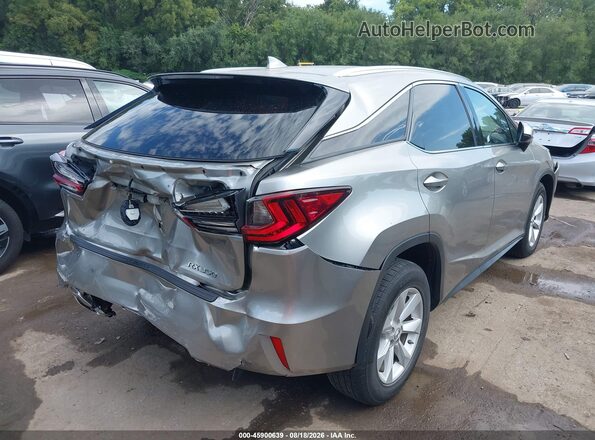 2T2BZMCA6HC125530 2017 LEXUS RX 350 Gray Trasero derecho