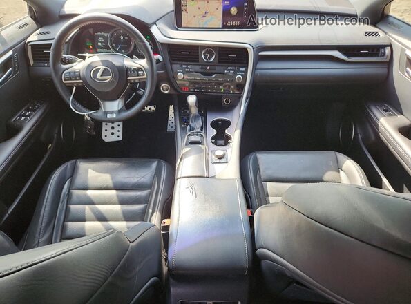 2T2BZMCA6JC158954 2018 LEXUS RX Серый Вид панели приборов