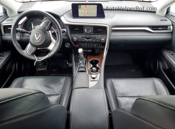 2T2BZMCA6JC159523 2018 LEXUS RX White Vista del salpicadero