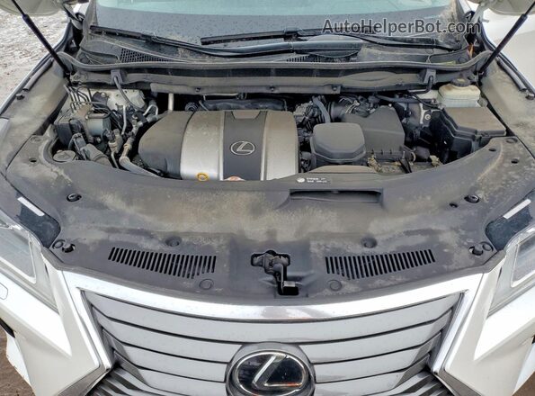 2T2BZMCA6JC159523 2018 LEXUS RX White Vista del compartimento del motor