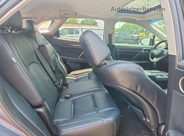 2T2BZMCA6KC168644 2019 LEXUS RX Gray უკანა სავარძლების ხედი