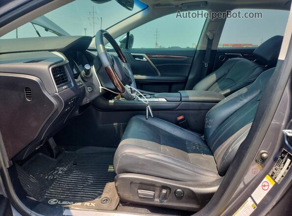 2T2BZMCA6KC168644 2019 LEXUS RX Gray წინა სალონის ხედი