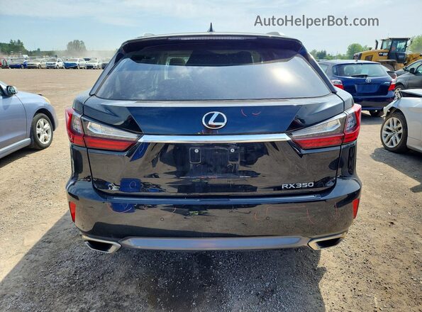 2T2BZMCA6KC191146 2019 LEXUS RX Black Вид ззаду