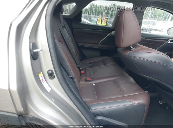 2T2BZMCA6KC198355 2019 LEXUS RX 350 Gray Widok naklejki z numerem VIN