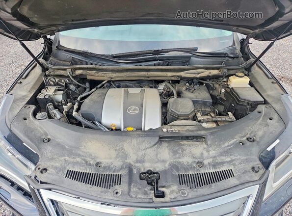 2T2BZMCA7GC019036 2016 LEXUS RX Black VIN კოდის სტიკერის ხედი