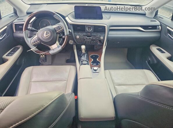 2T2BZMCA7GC019036 2016 LEXUS RX Black ხელსაწყოთა პანელის ხედი
