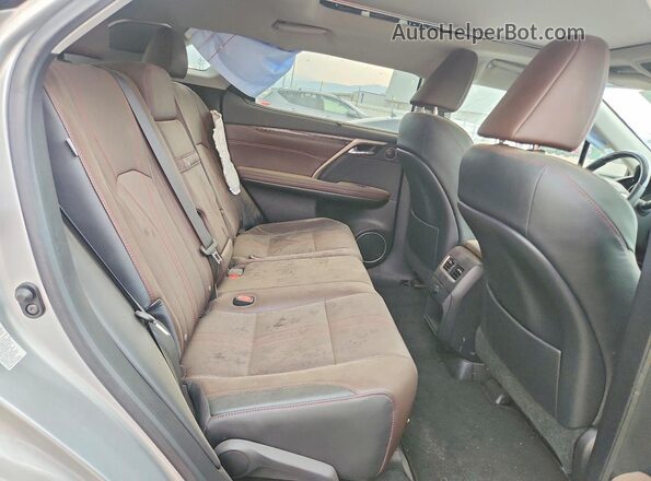 2T2BZMCA7GC024639 2016 LEXUS RX Silver Вид задніх сидінь
