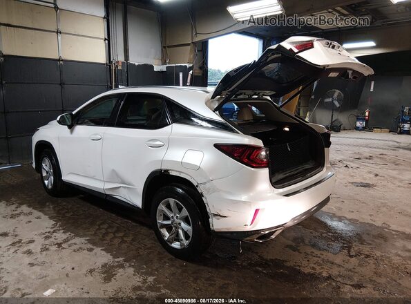 2T2BZMCA7GC040985 2016 LEXUS RX 350 White Задня ліва чверть