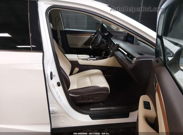 2T2BZMCA7GC040985 2016 LEXUS RX 350 White Вид салону спереду