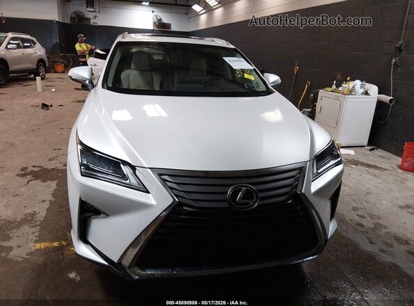 2T2BZMCA7GC040985 2016 LEXUS RX 350 White Вид щитка приладів