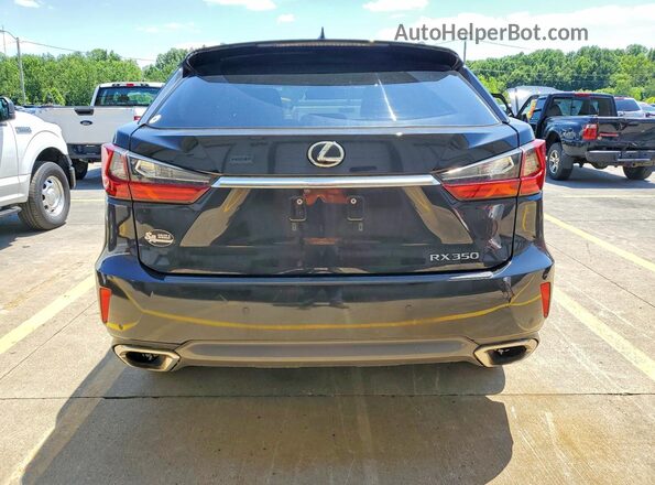 2T2BZMCA7HC118585 2017 LEXUS RX Black Rear view