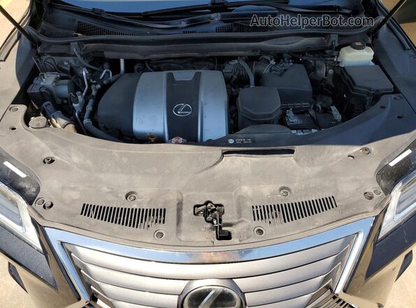 2T2BZMCA7HC118585 2017 LEXUS RX Black Engine compartment view