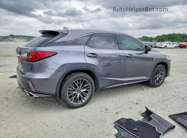2T2BZMCA7JC155352 2018 LEXUS RX Gray Trasero derecho