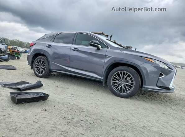 2T2BZMCA7JC155352 2018 LEXUS RX Gray Delantero derecho