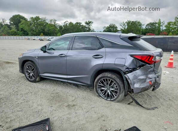 2T2BZMCA7JC155352 2018 LEXUS RX Gray Trasero izquierdo