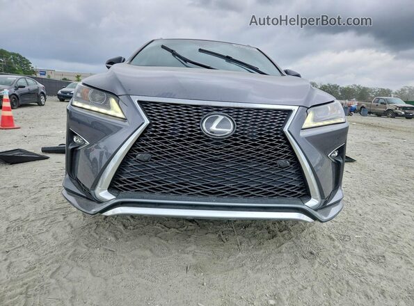 2T2BZMCA7JC155352 2018 LEXUS RX Gray Vista frontal