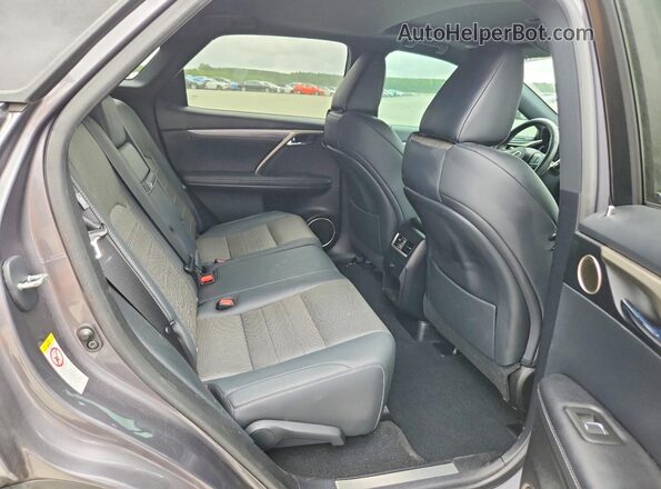 2T2BZMCA7JC155352 2018 LEXUS RX Gray Vista de los asientos traseros