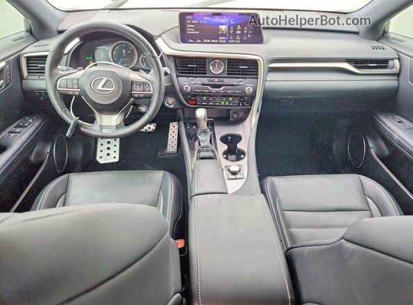 2T2BZMCA7JC155352 2018 LEXUS RX Gray Vista del salpicadero