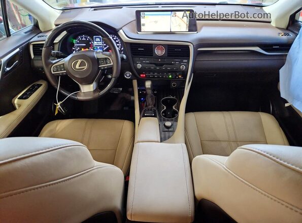 2T2BZMCA7KC180737 2019 LEXUS RX Burgundy Вид панелі приладів
