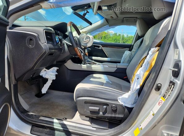 2T2BZMCA7KC192015 2019 LEXUS RX Серебряный Вид салона спереди