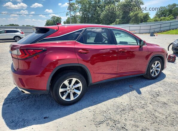 2T2BZMCA7KC195724 2019 LEXUS RX Red Trasero derecho