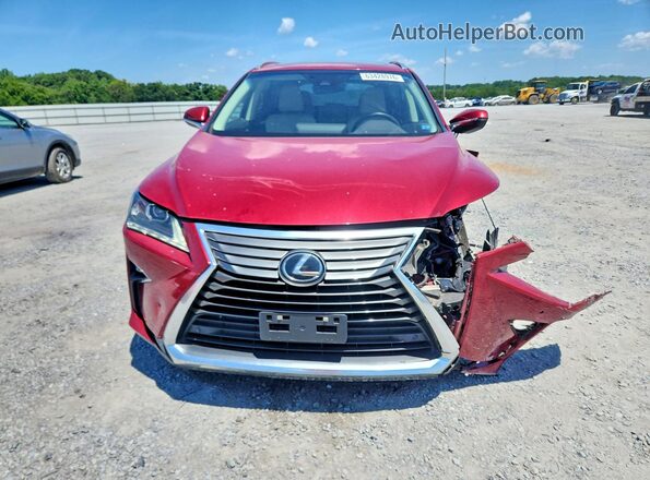 2T2BZMCA7KC195724 2019 LEXUS RX Red Vista frontal