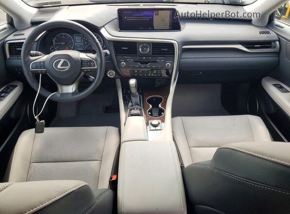 2T2BZMCA7KC205359 2019 LEXUS RX White წინა პანელის ხედი