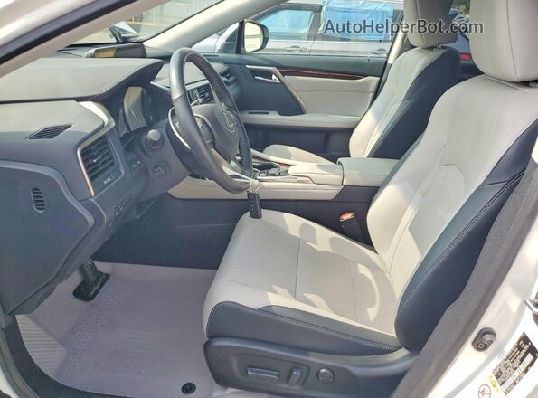2T2BZMCA7KC205359 2019 LEXUS RX White წინა სალონის ხედი