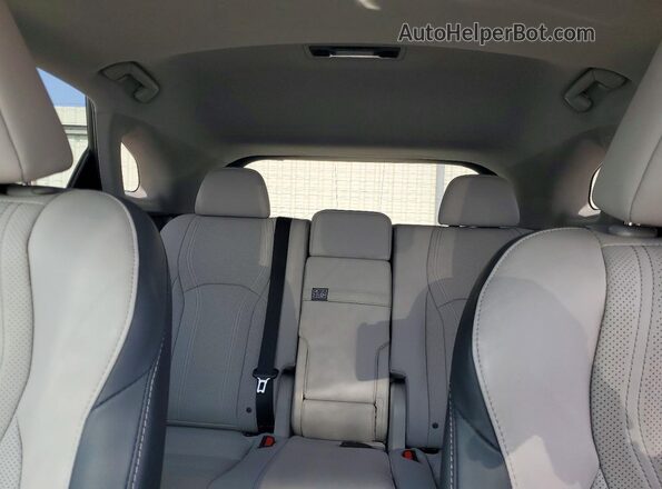 2T2BZMCA7KC205359 2019 LEXUS RX White უკანა სავარძლების ხედი