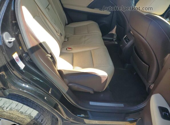 2T2BZMCA8GC019370 2016 LEXUS RX Black Widok tylnych siedzeń