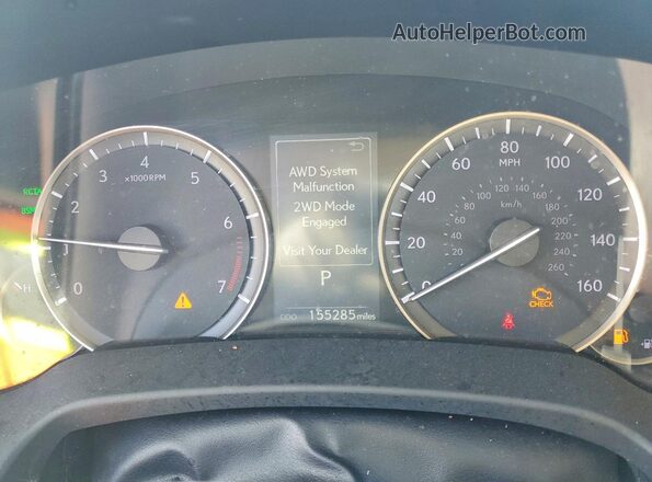 2T2BZMCA8GC019370 2016 LEXUS RX Black Widok zestawu wskaźników