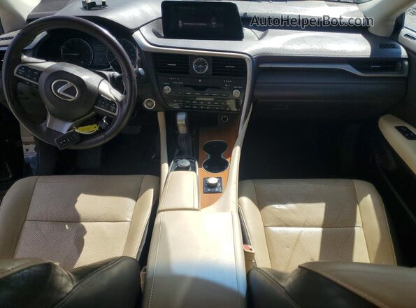 2T2BZMCA8GC019370 2016 LEXUS RX Black Widok deski rozdzielczej