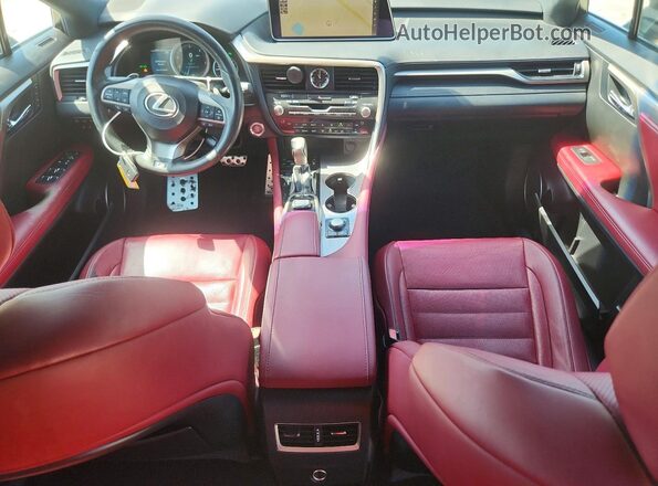 2T2BZMCA8GC023726 2016 LEXUS RX Black Vista del salpicadero