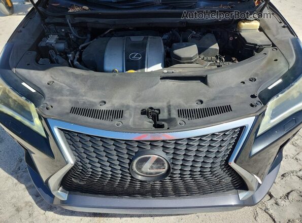 2T2BZMCA8GC023726 2016 LEXUS RX Black Vista del compartimento del motor