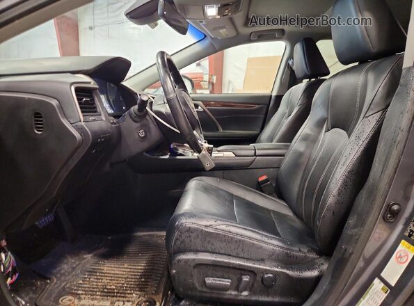 2T2BZMCA8HC069431 2017 LEXUS RX Серый Вид салона спереди