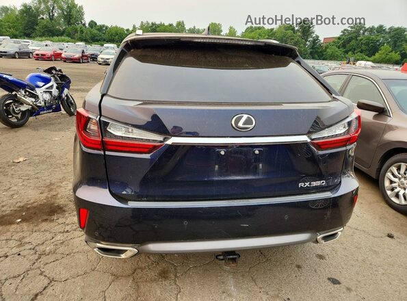2T2BZMCA8HC077769 2017 LEXUS RX Blue Rear view