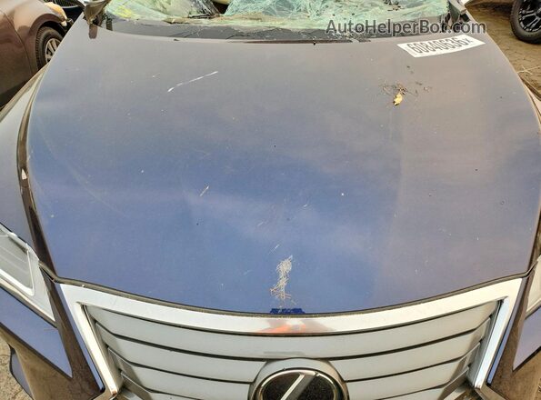2T2BZMCA8HC077769 2017 LEXUS RX Blue Engine compartment view