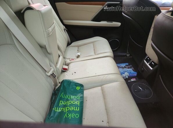2T2BZMCA8HC077769 2017 LEXUS RX Blue Rear interior view