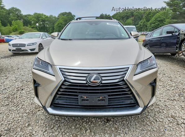 2T2BZMCA8HC085676 2017 LEXUS RX Beige Вид спереду