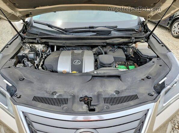 2T2BZMCA8HC085676 2017 LEXUS RX Beige Вид підкапотного простору