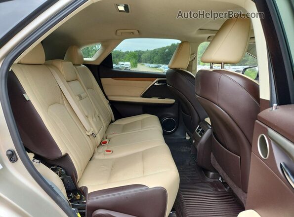 2T2BZMCA8HC085676 2017 LEXUS RX Beige Вид задньої частини салону