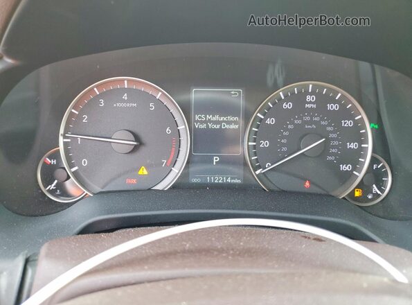 2T2BZMCA8HC085676 2017 LEXUS RX Beige Вид щитка приладів